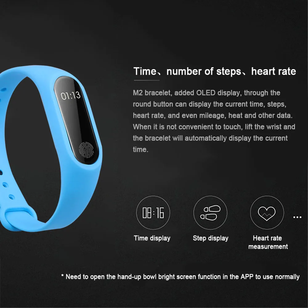 Фитнес браслет Kebidu Sport M2 Band Bluetooth пульсометр трекер умный Браслет для телефонов IOS