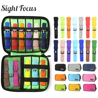 portable watch strap storage watch bands box watchband case for apple watch bands organizer box bag digital travel watches pouch
