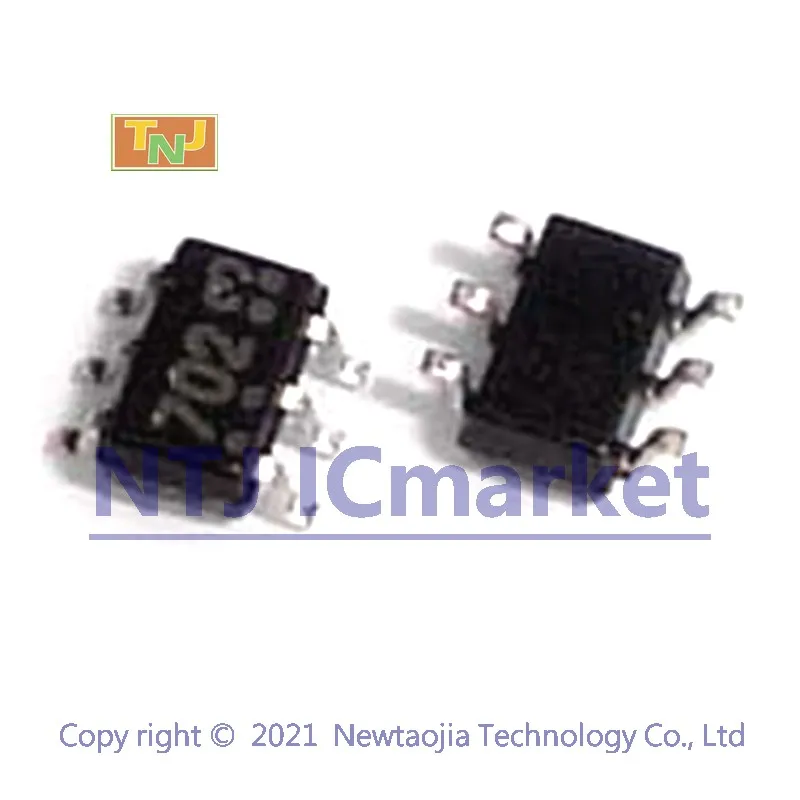 100 PCS 2N7002DW SOT-363 702 2N7002 2N7002DW-7-F N-channel Trench MOSFET | Transistors