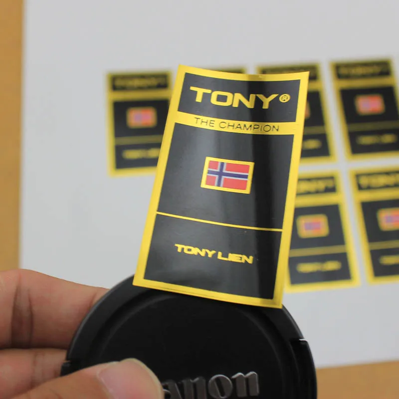 Прозрачная Высококачественная гладкая ПП водостойкий клей под заказ Глянцевая