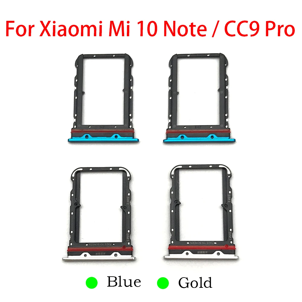 

Для Xiaomi Mi Note 10 / Note 10 Pro слот для SIM-карты SD-карта лоток держатель адаптер замена