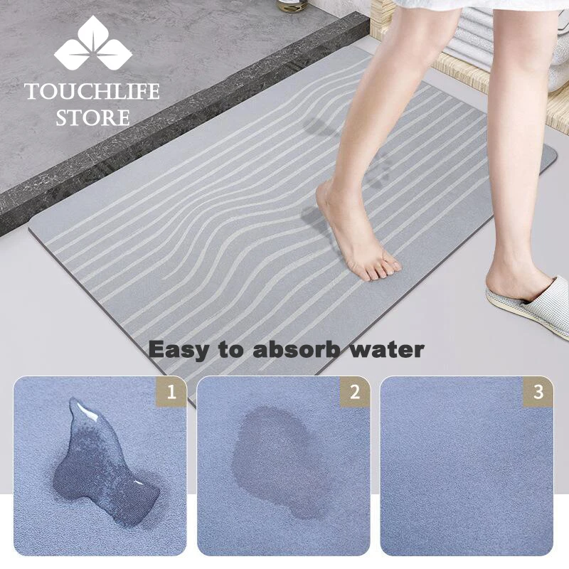 napa skin super absorbent floor mat quick drying bathroom mat non slip door rugs carpet easy to clean home oil proof kitchen mat free global shipping