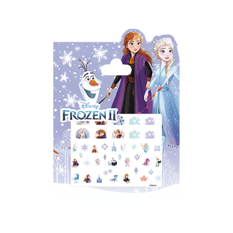 Disney-pegatinas de dibujos animados de Frozen para ni&ntilde;os, Stitch de princesa Elsa, Anna, Blancanieves, Minnie, Mickey, sirena, juguete-5