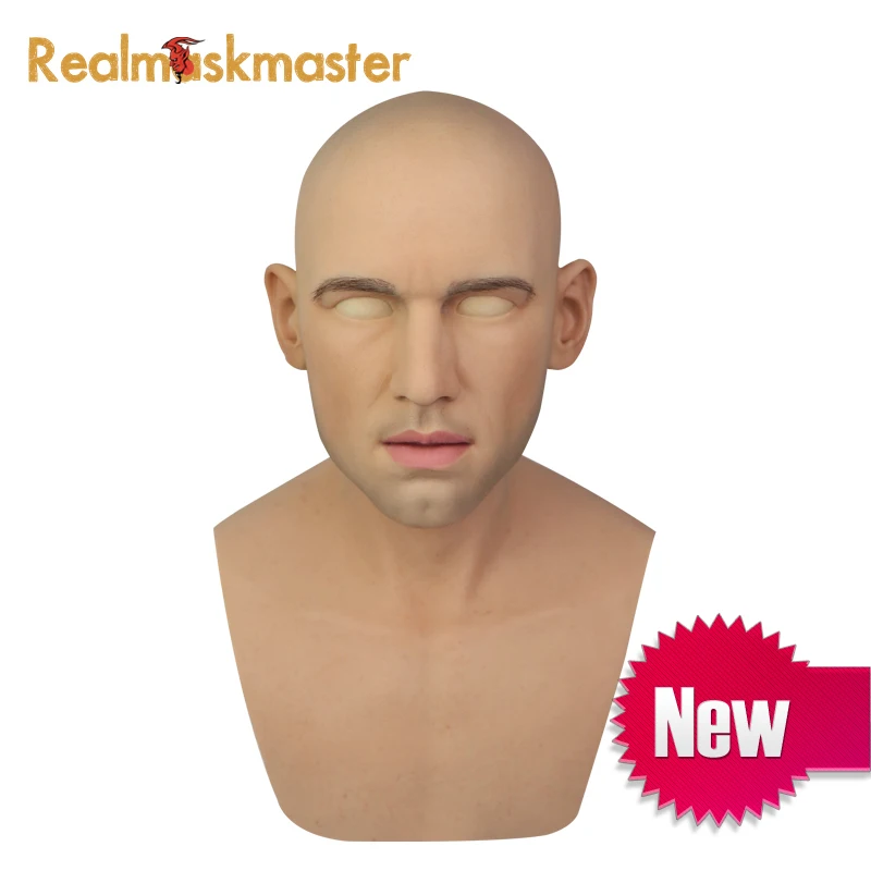 Realmaskmaster, латексная Реалистичная маскарадная силиконовая маска для взрослых, для мужчин, для всего лица, вечерние Вечерние Маски, фетиш, настоящая кожа