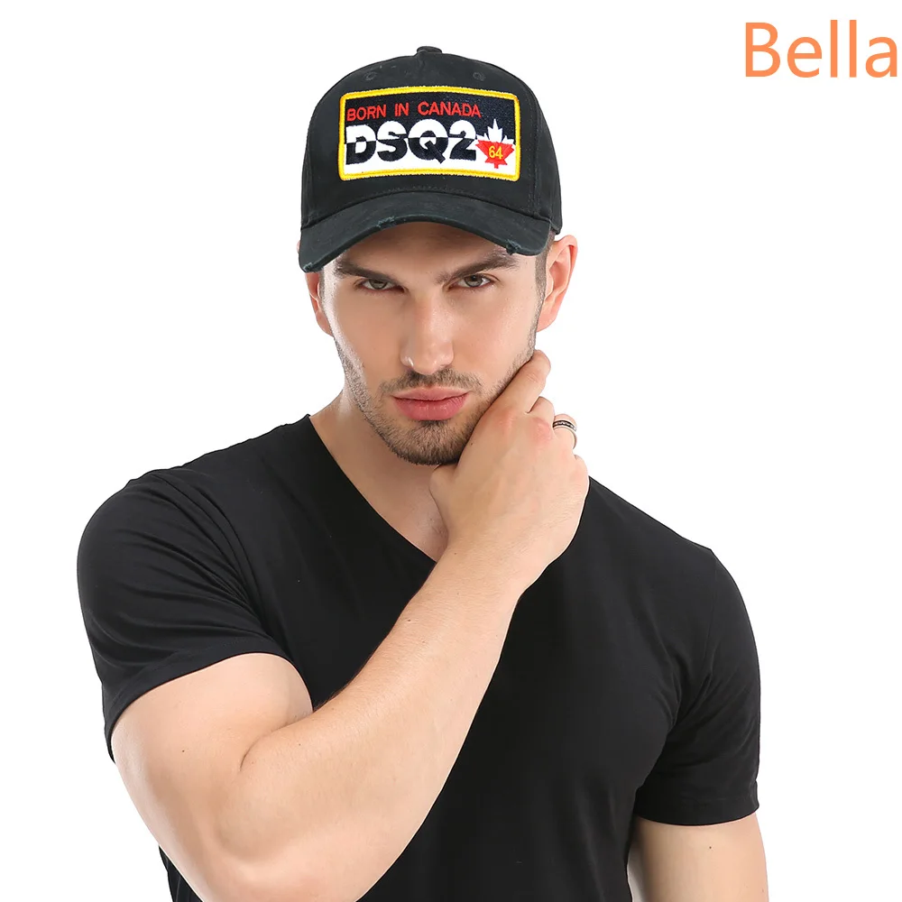 DSQ2 брендовая Высококачественная Мужская бейсболка с вышивкой и буквами женская