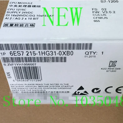 

1PC 6ES7 215-1HG31-0XB0 6ES7215-1HG31-0XB0 New and Original Priority use of DHL delivery