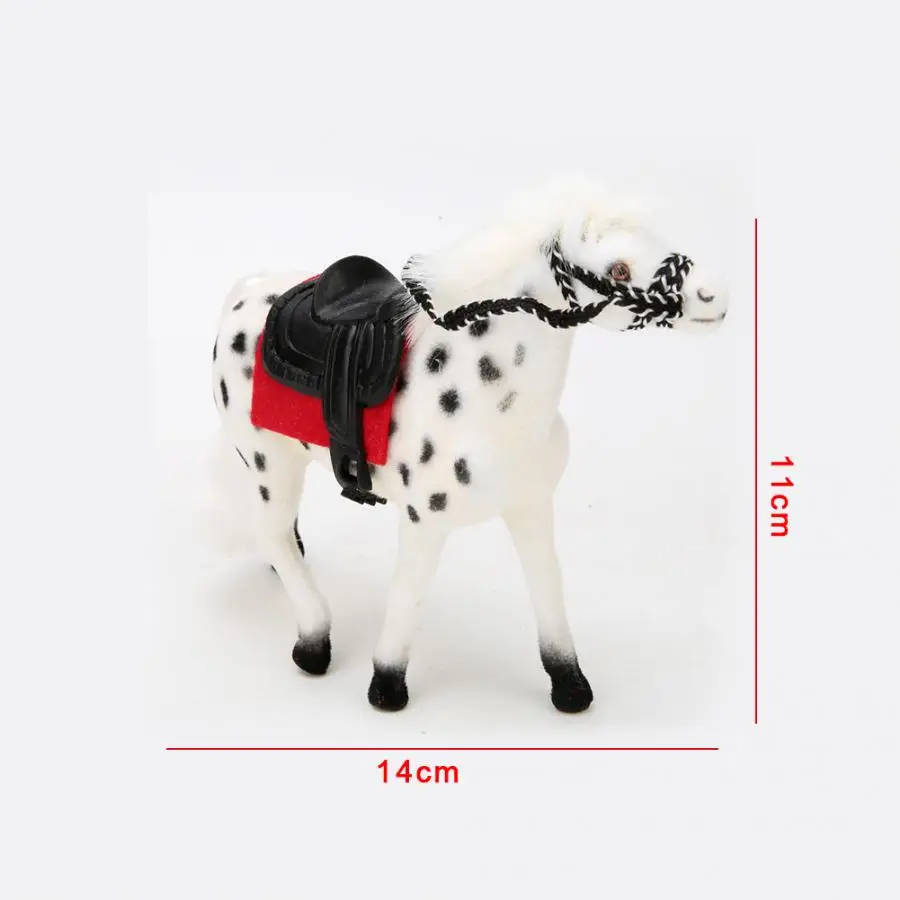 1/12 кукольный домик Миниатюрная модель мини езда украшения лошади Кукольный дом