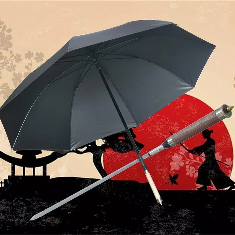 Креативный японский зонт в стиле ниндзя самурайский меч мужские большие зонтики