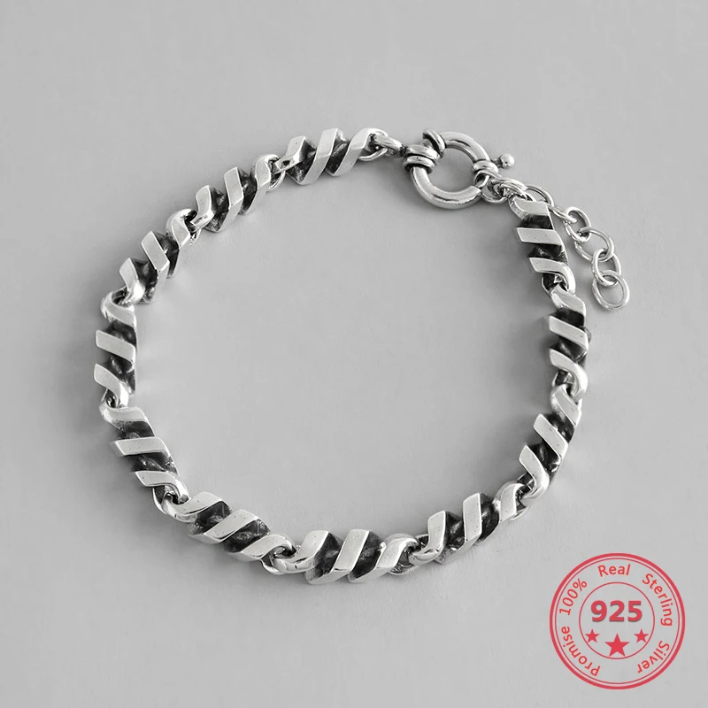 Женский браслет из серебра 2020 пробы в форме винта | Украшения и аксессуары