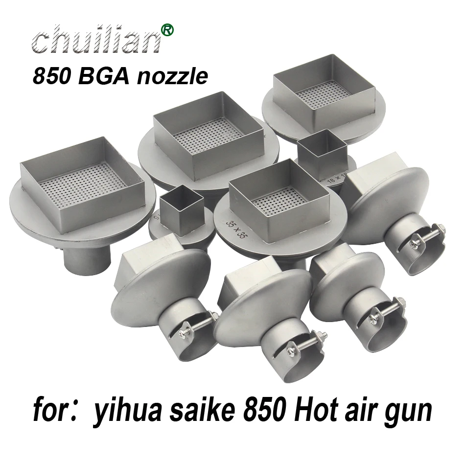 850 BGA сопло SMD пистолет горячего воздуха для saike yihua GORDAK 852D 952D 909D 853D 862D +|Сварочные