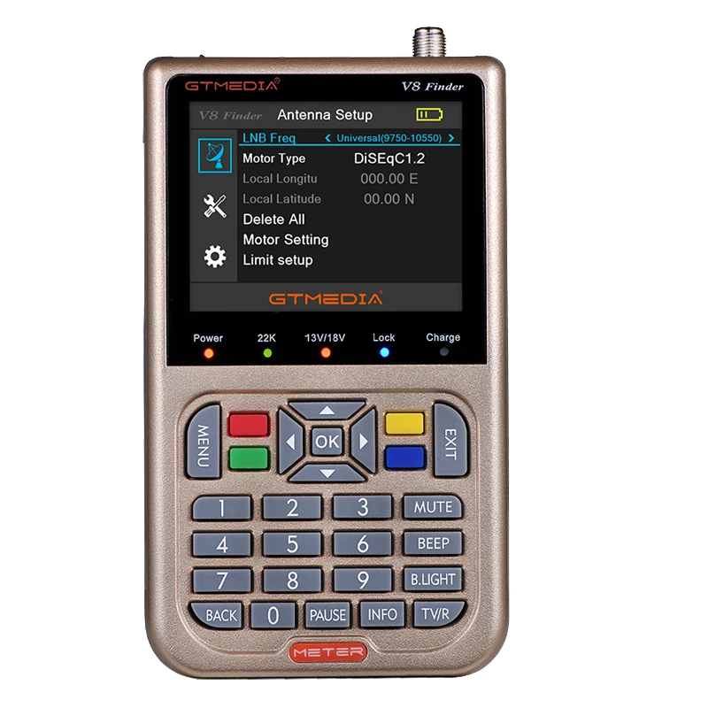 Горячая Распродажа GTMedia v8 Finder метр DVB S/S2/S2X сигналов Поддержка FTA цифрового