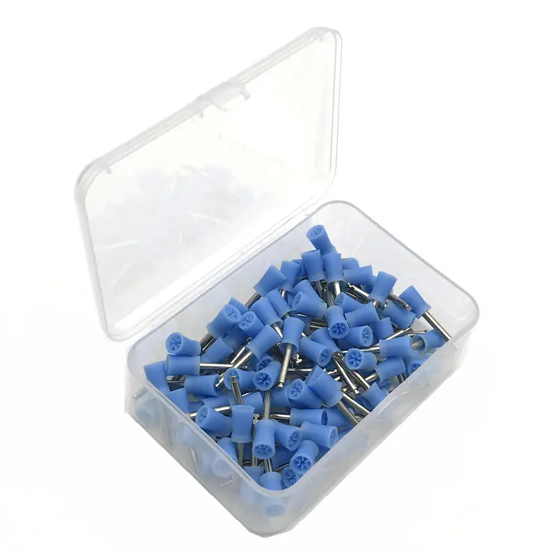 100 шт. зубная щётка для полировки зубов|Стомотологические сверла и щетки| |