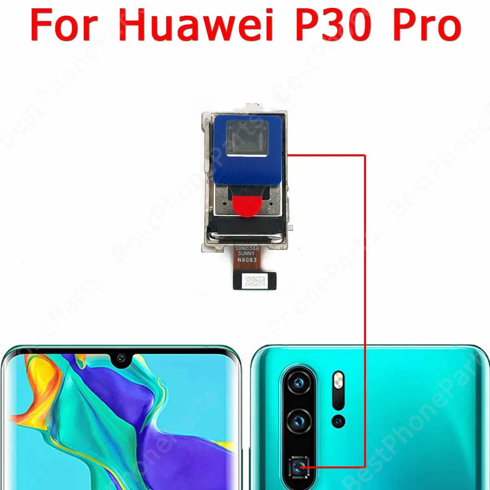 Запасные части для Huawei P30 Pro P30Pro фронтальная и основная камера заднего вида -