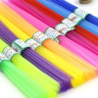 600pcslot lucky star folded paper straws colorful wishing star origami plastic straw diy paper crafts material for gifts