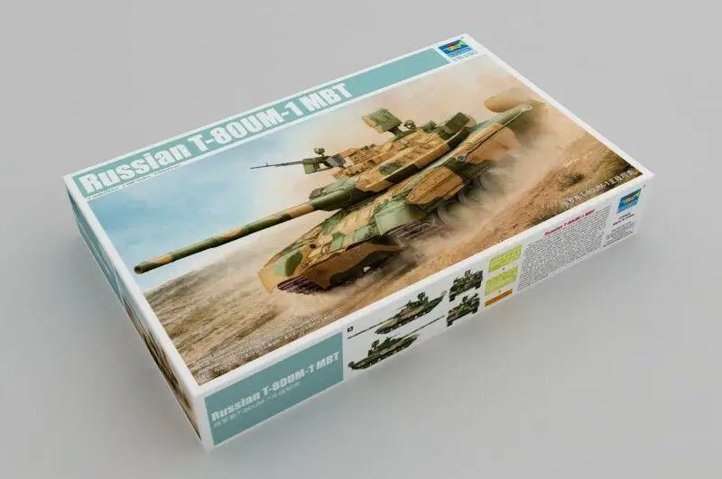 Trumpeter 1/35 09526 российский T-80UM-1 основной боевой танк новая модель комплект |
