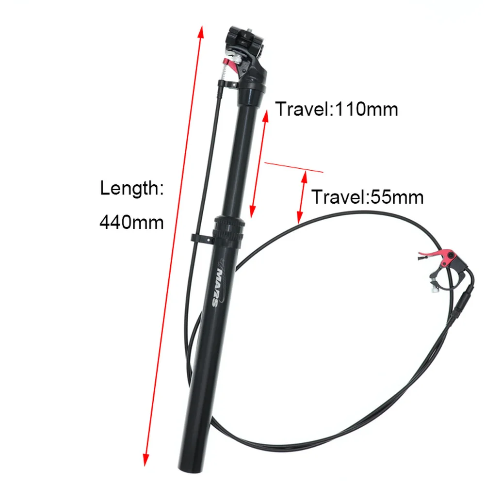 Tmars капельница Подседельный штырь Регулируемая Высота 27 2 мм Дистанционное