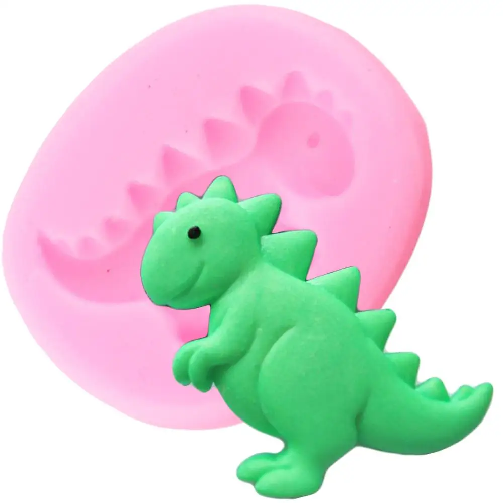 Тираннозавр Рекс динозавр силиконовые формы конфеты детский день рождения