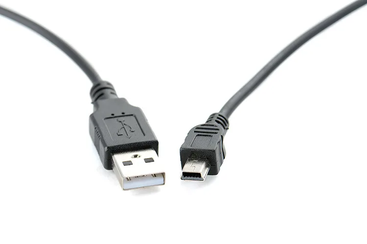Кабель-удлинитель Mini USB 2.0/USB 5-контактный для передачи данных зарядки MP3 MP4