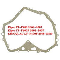 motorcycle engine crankcase magneto cover gasket for suzuki lt f400f 2002 2020 eiger ltf400 2002 2007 kingquad lt f400f 08 20