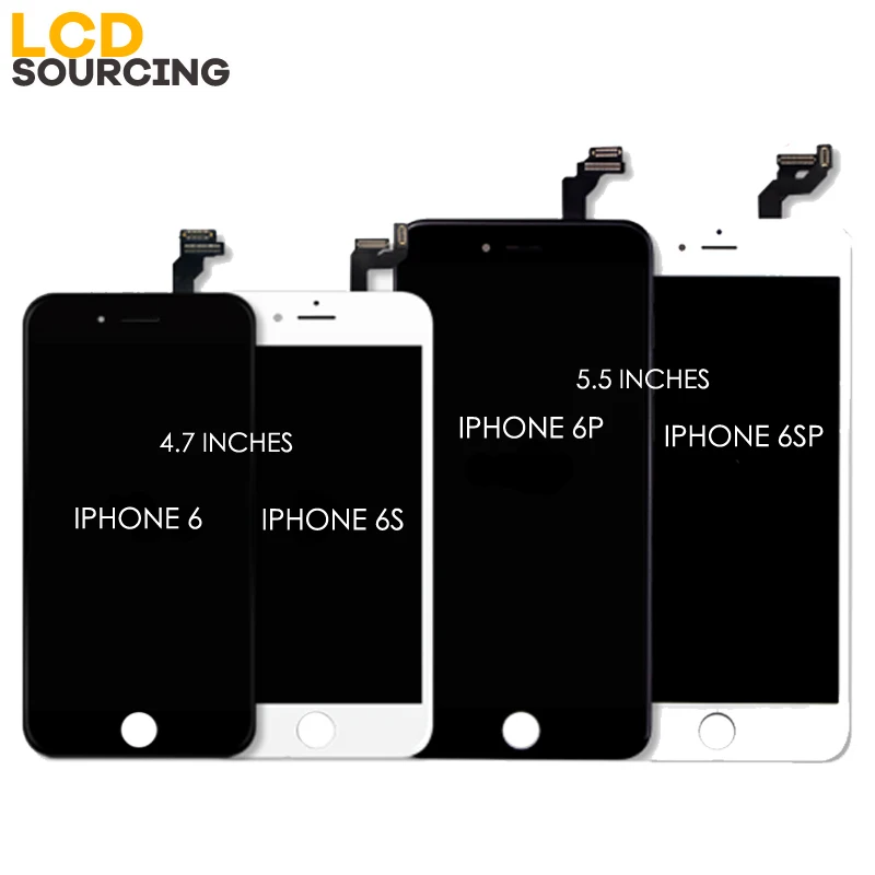 AAA ЖК-дисплей для Apple iPhone 6 6s 6p 6s p ЖК-дисплей с сенсорным экраном дигитайзер сборка для iPhone 6s plus дисплей Замена