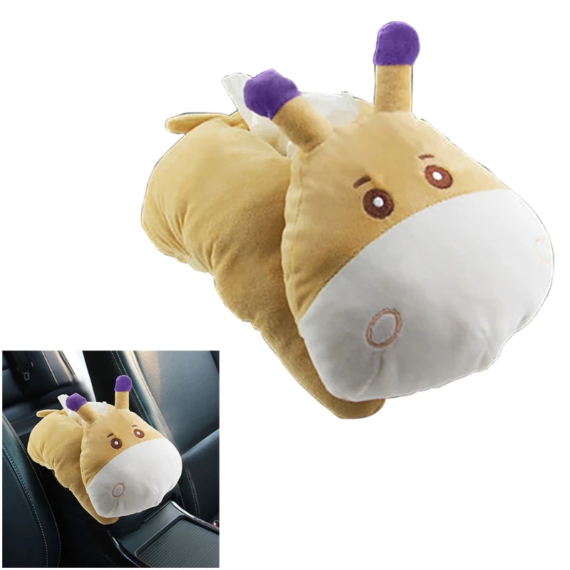 

Car Tissue Paper Box Cute Cartoon Tissue Box Napkin Paper Storage Holder Multifunctional Hanging Car Tissue Box