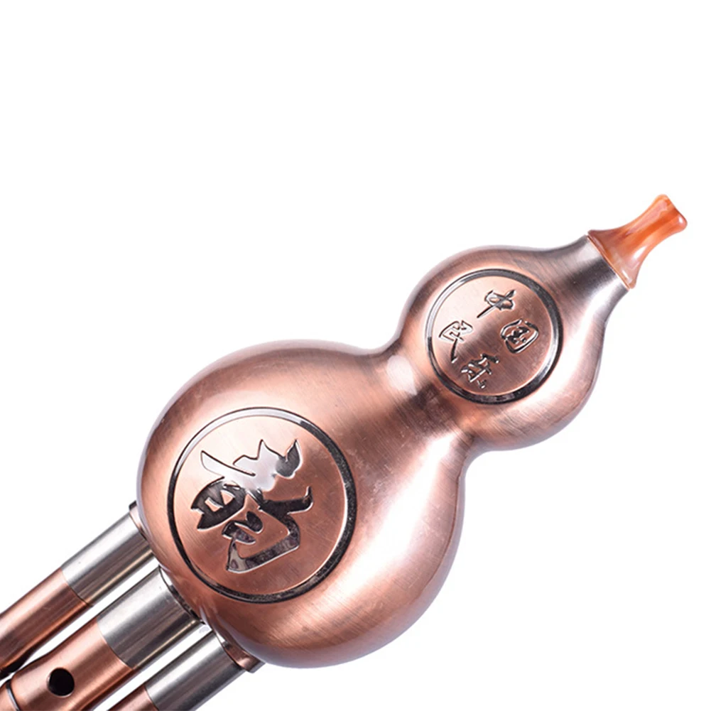 Китайский подарок бамбуковый ветровой инструмент Bb Hulusi тыква кубик канавка из