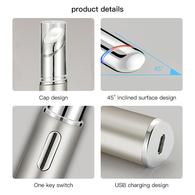 買取 ミニ電気振動アイマッサージャー目美容アンチエイジングしわダークサークル除去若返り美容ポータブルペン