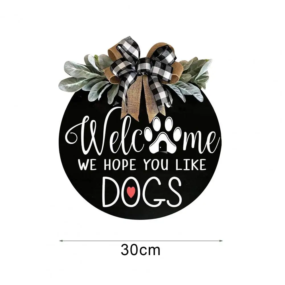 

Hanging Tags Wreaths Door Decoration Welcome Door Hanger Wreath Pendant Signs Artificial Flower Leaf Home Decor drop shipping
