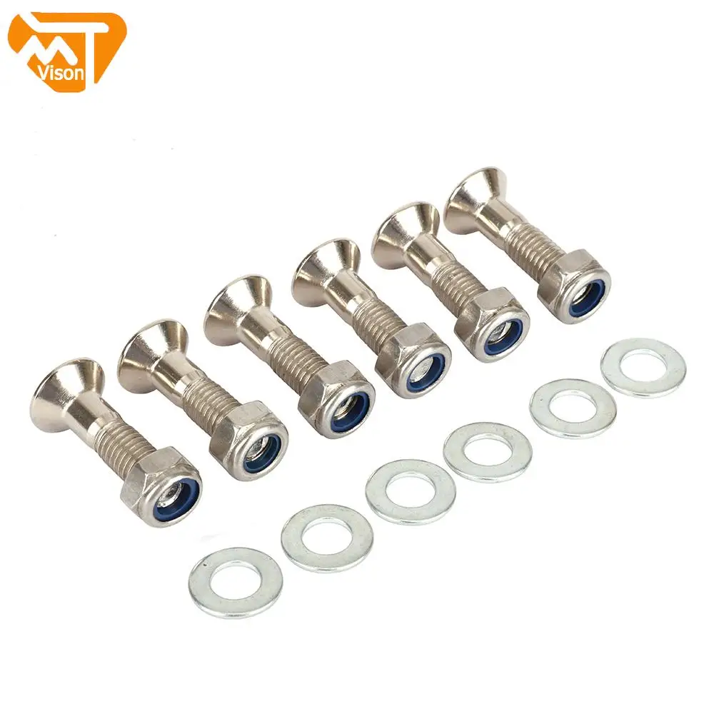 Универсальные серебряные звездочки болты гайки Картеры винты для цепного колеса