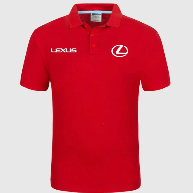 2 Высокое качество, логотип crocodil для Lexus logo Polo, Классическая брендовая мужская рубашка поло, мужская повседневная однотонная хлопковая рубашка поло с коротким рукавом d - Цвет: 2