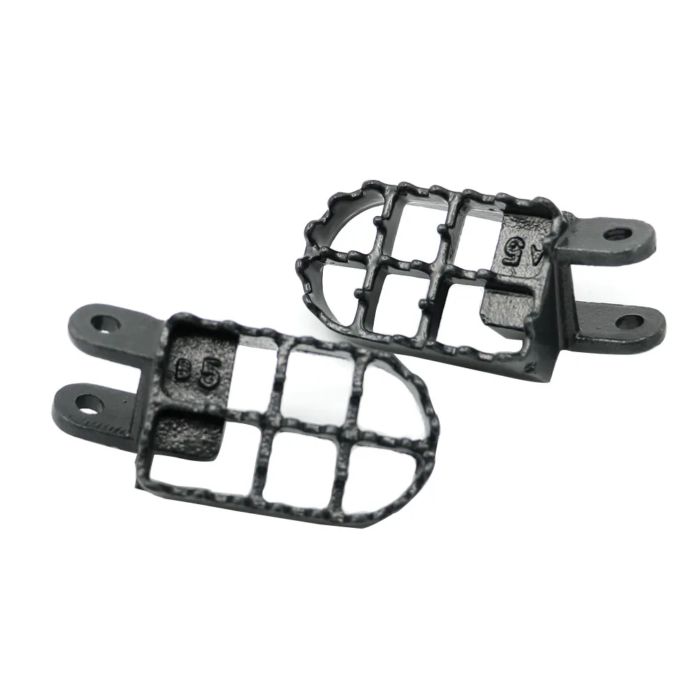 Steel Foot Pegs Footpeg Footrests Motocross for Honda XR250 XR 250 400 CR80 XR650L 96-05 XR350R 83-84 XR600R 89-00 XR650R 00-05 |