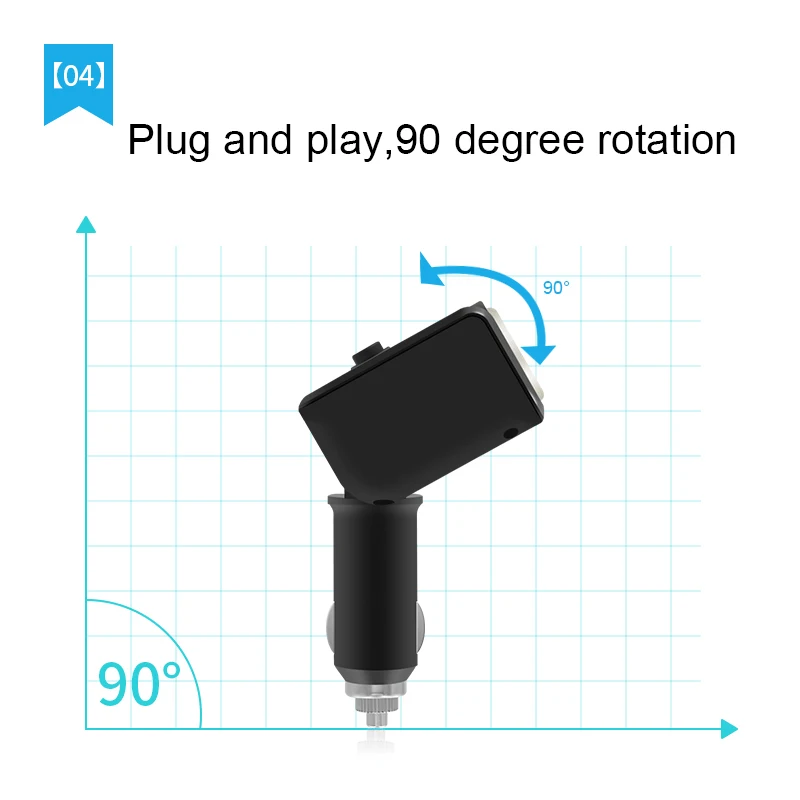 Автомобильный USB разветвитель для прикуривателя с вольтметром и ЖК