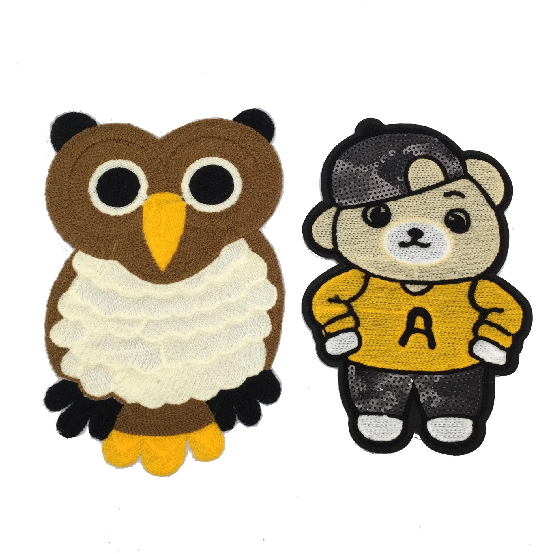 

Cartoon patch cloth stickers Computer embroidery patch stickers Apparel accessories towel embroidery