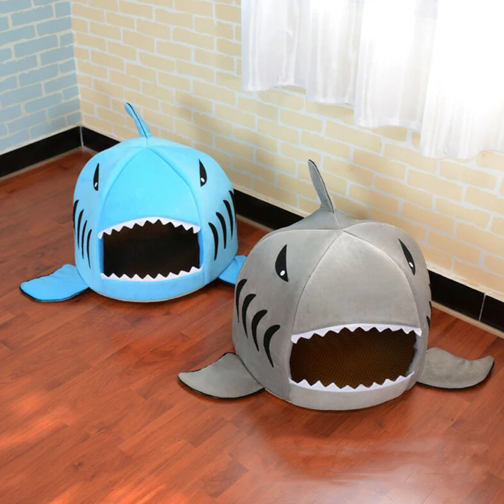 Зимнее мягкое мультяшное гнездо для домашних животных кошек Лежанка собак