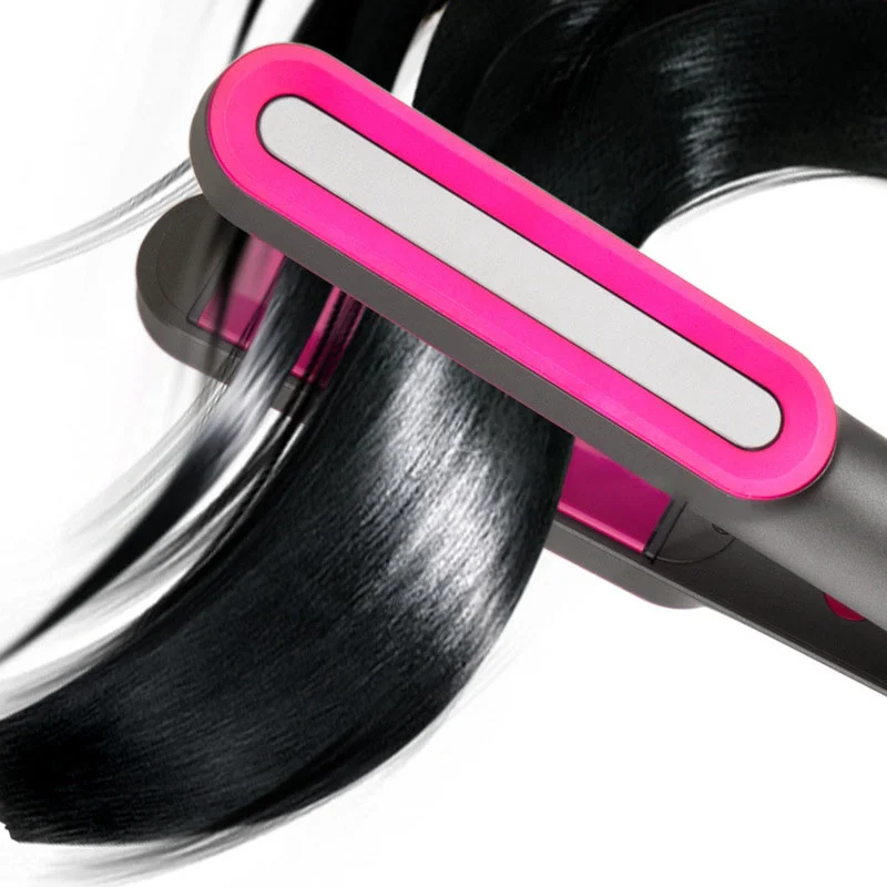 

2 In 1 Hair Straightener Flat 3D Rotating Hair Curlers Plate PTC Heat Professional Hair Iron For Thick Hair Hair Styling Tools