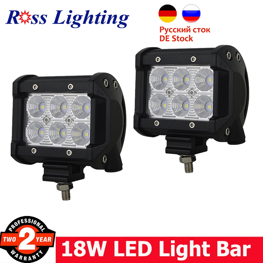 Двухрядный светодиодный прожсветильник Тор 18 Вт 4 дюймосветильник прожектор для