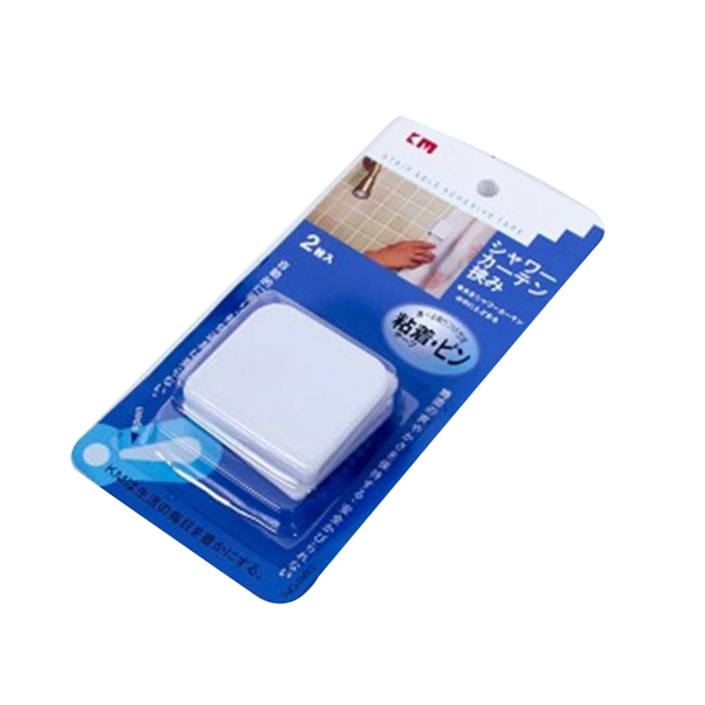 2 шт. душ Шторы зажимы Анти всплеск разлива единый утечки воды защита Ванная