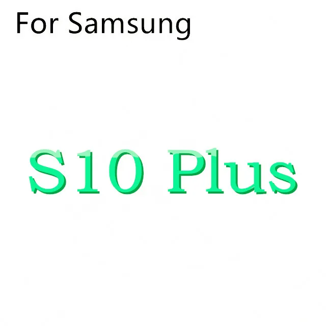 For S10 Plus Жидкостный Мягкий силиконовый чехол для телефона для Samsung Galaxy S8 S9 S10 плюс S7 край J4 J6 J8 A6 A7 A8 A9 J3 J5 J7 A3 A5 A7 - Цвет: For S10 Plus