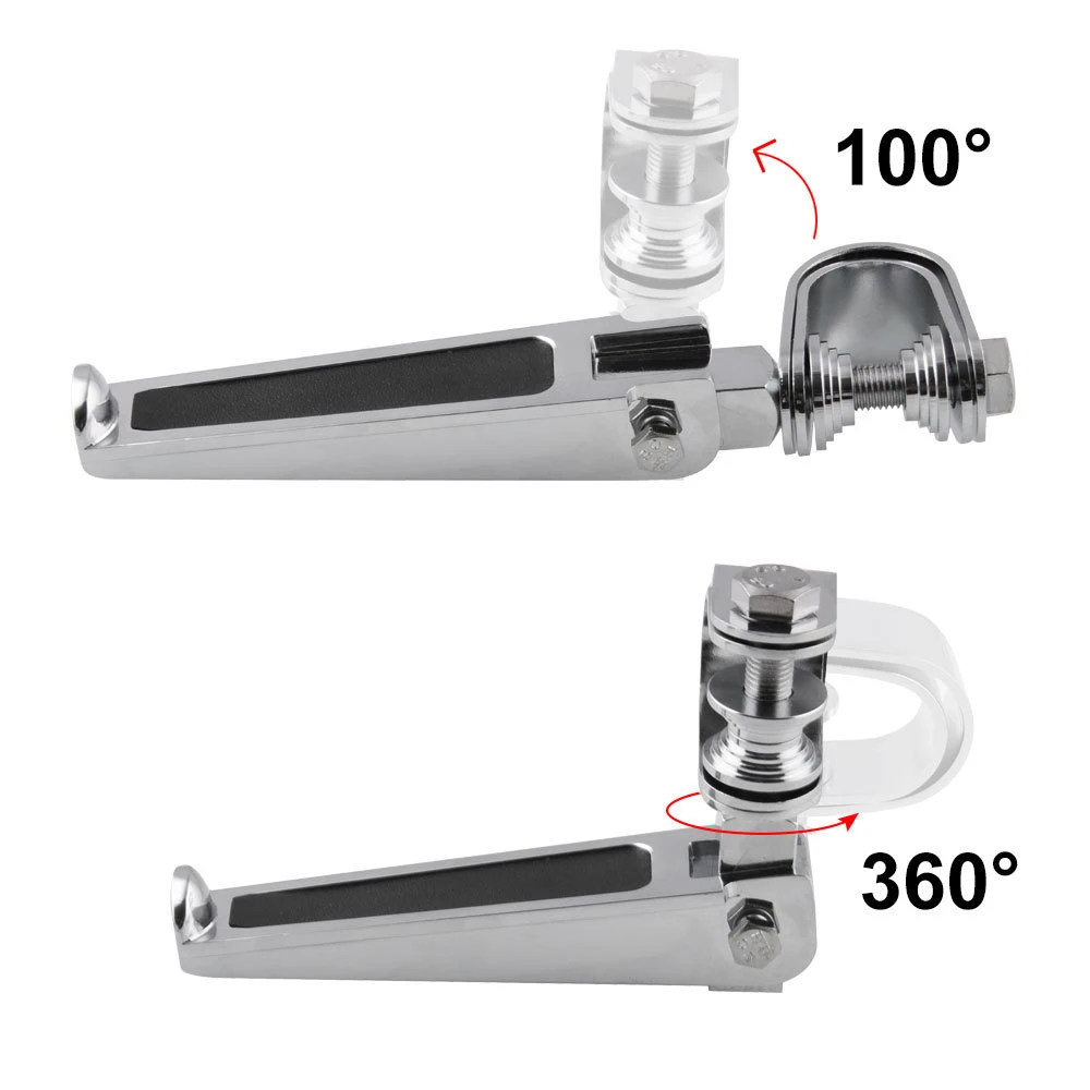 2 шт. складные U образные зажимы для мотоцикла|Подставки под ноги| |