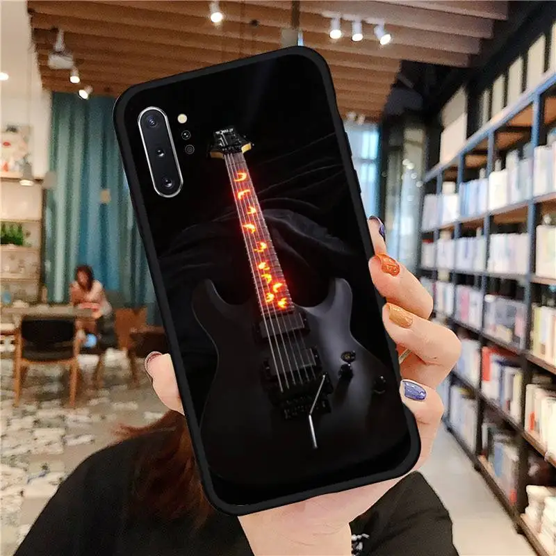 

Guitar ukulele fashion Phone Case For Samsung A50 A51 A71 A20E A20S S10 S20 S21 S30 Plus ultra 5G M11 funda cover