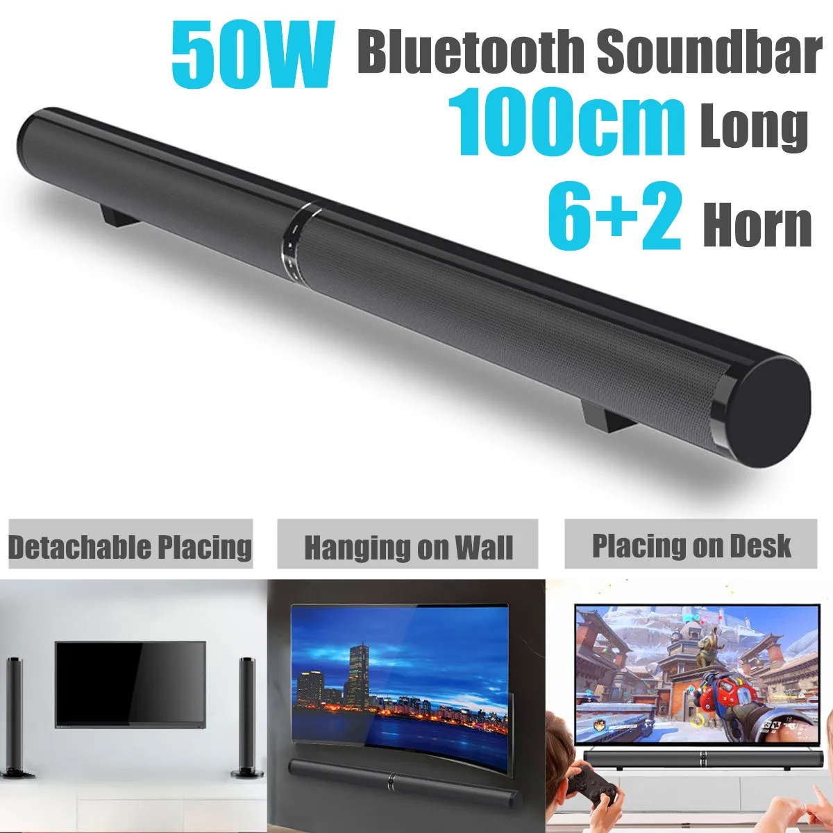 

Bluetooth-Колонка для домашнего кинотеатра, 50 Вт