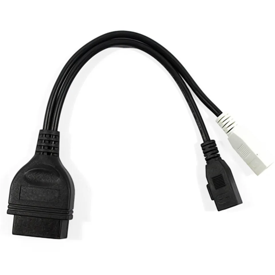 Лучшая цена для AUDI VAG Series 2x2 2x2Pin разъем OBD2 16Pin KKL 2P + до 16 Pin OBDII диагностический