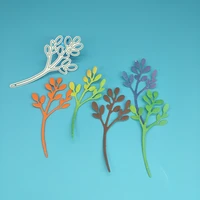 new branches and leaves metal cutting dies photo album cardboard diy gift card decoration embossed crafts