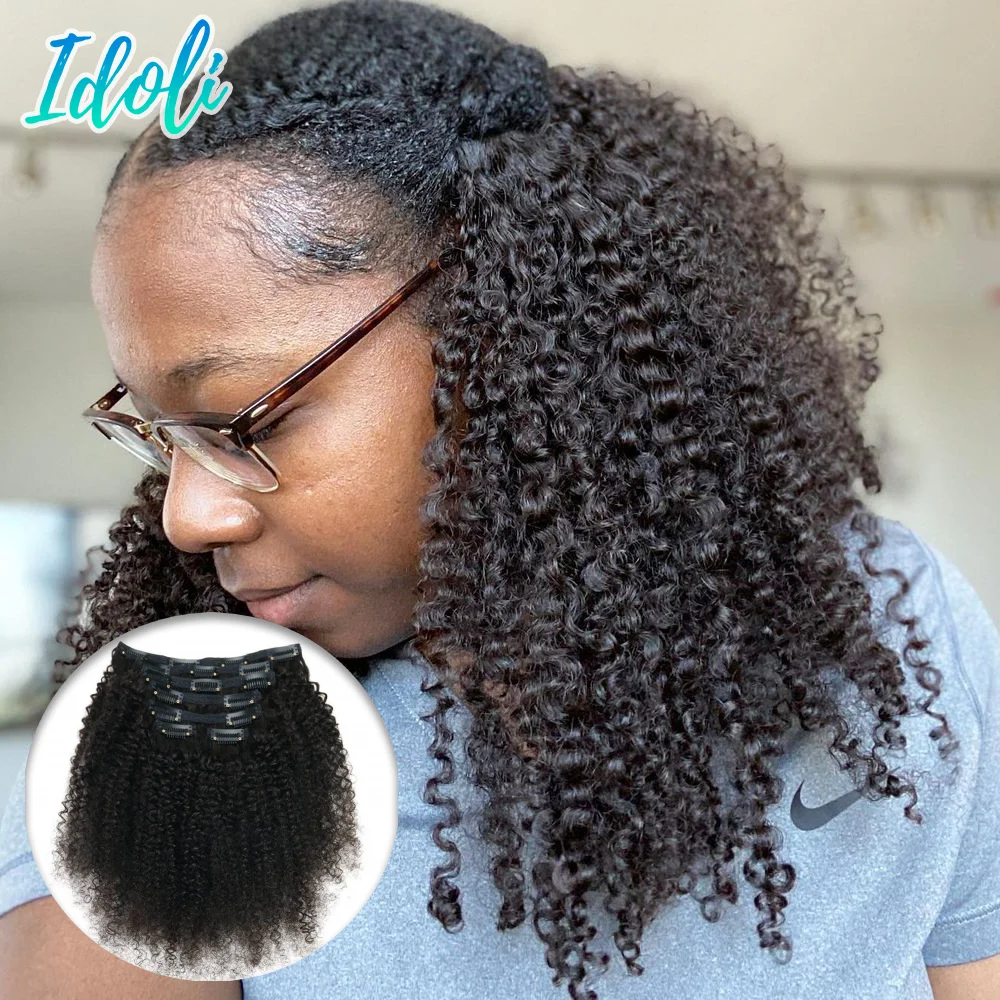 natural hair clip in hair extensions