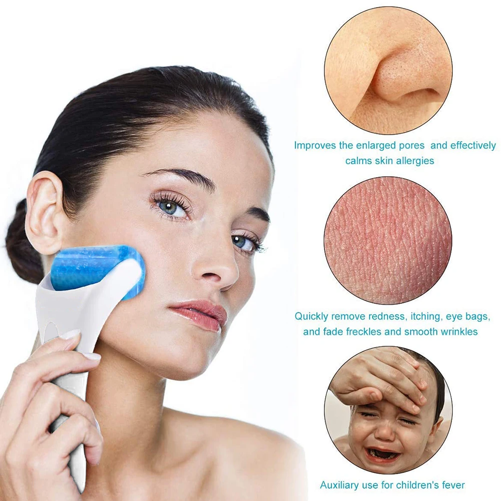

Face Roller Cool Ice Roller Massager Anti-wrinkles Remove Face Skin Lifting Shrinking Pores Pain Relief Massage Skin Care Tools