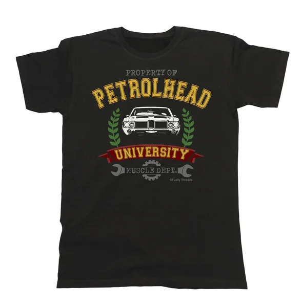 

Mens Car T-Shirt Property of Petrolhead University Muscle Dept. Oldsmobile 442