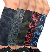 sports leg warmers elastic compression arm sleeves long leg guard knee braces support weightlifting protector basketball running