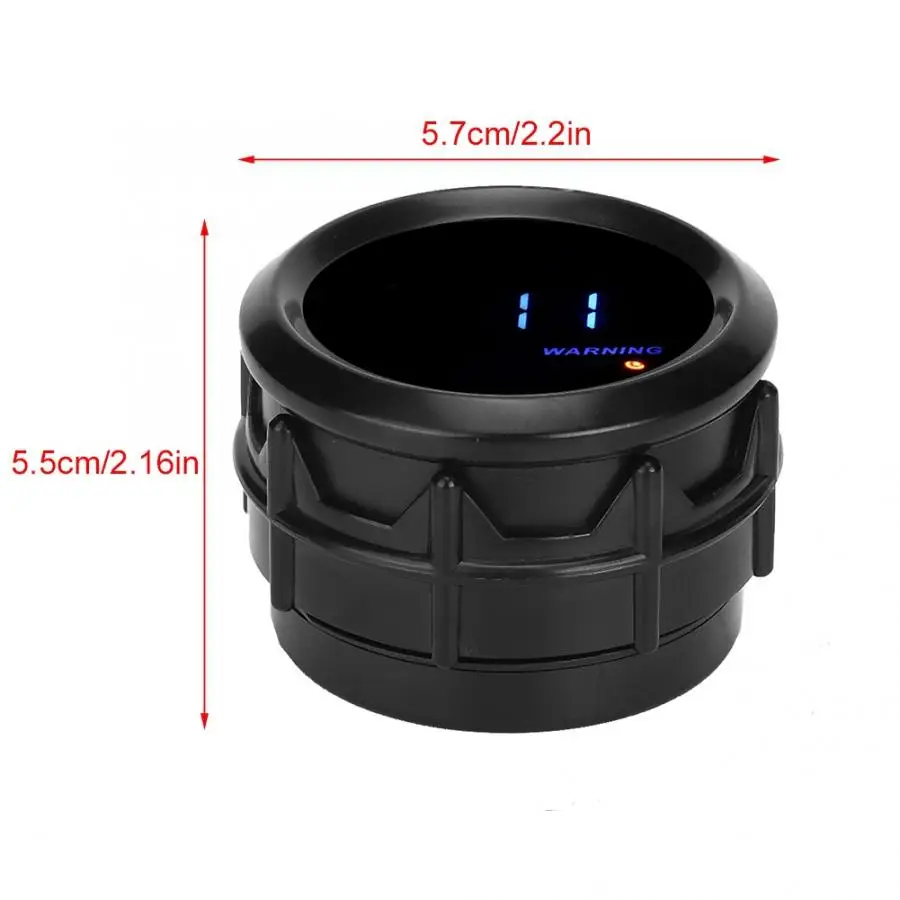 Цифровой манометр измеритель давления с сисветодиодный Одом 12 В 2 дюйма PSI