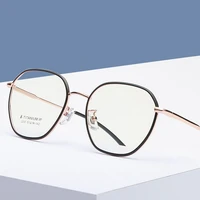 new arrival retro full rim %ce%b2 titanium glasses for man and woman with spring hinges broadside optical eyewears