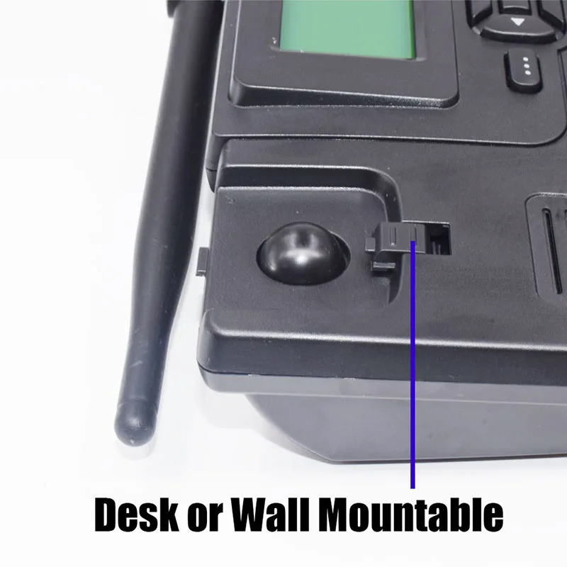 beamio english language wireless telephone with gsm sim card wall mount cordless phone lcd screen for home office desktop black free global shipping